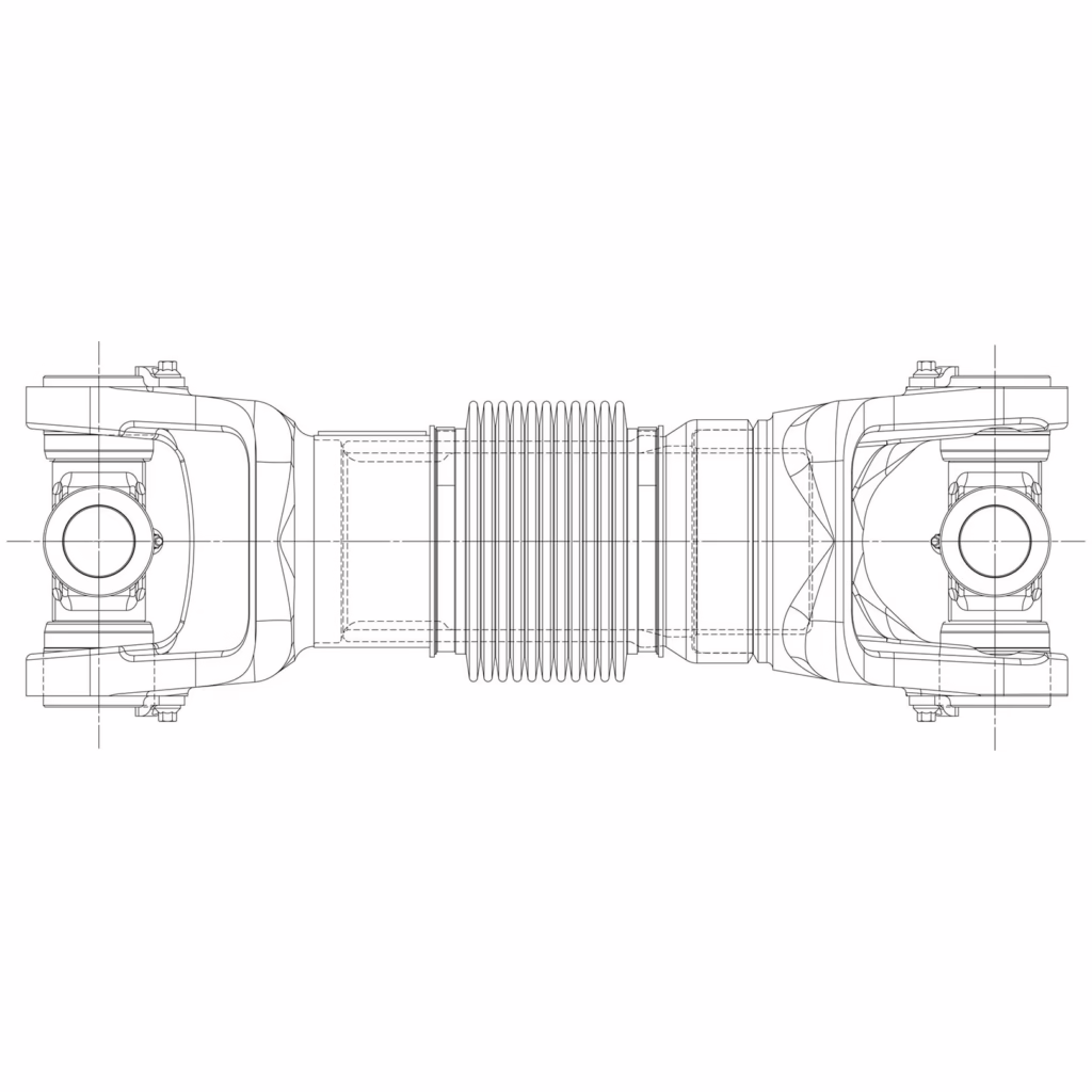 Dana 170SC55001C Short Couple