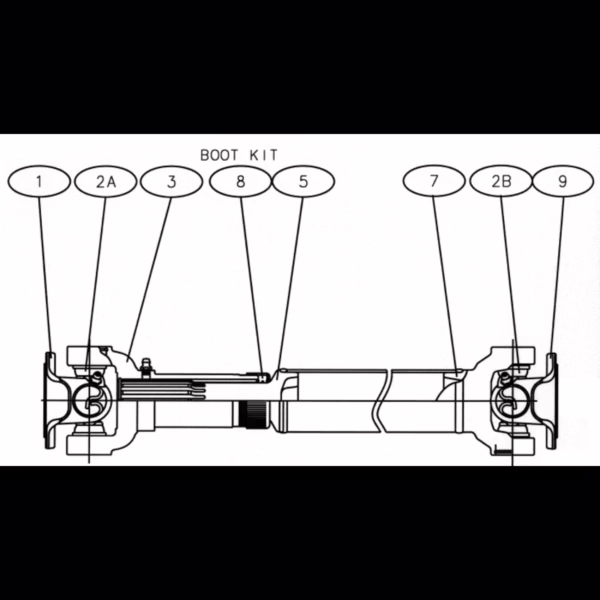 Dana 600001102 Wing In A Box Kit 6c