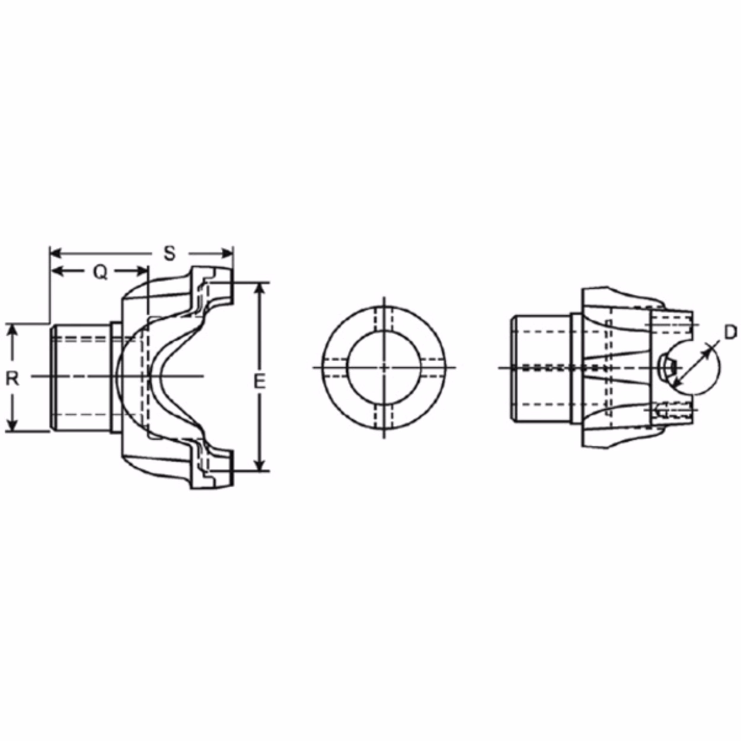 Dana 6.3-4-211X End Yoke Assembly - Image 4